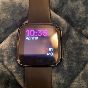 Black Fitbit Versa